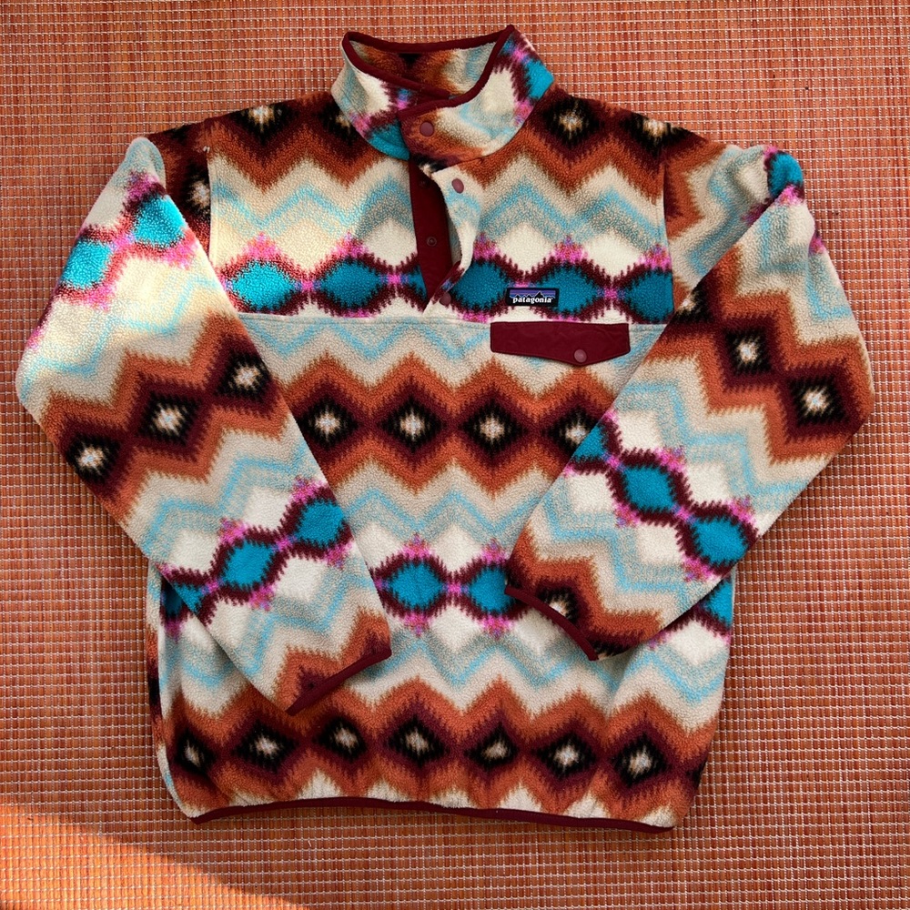 Patagonia snap sweatshirt
